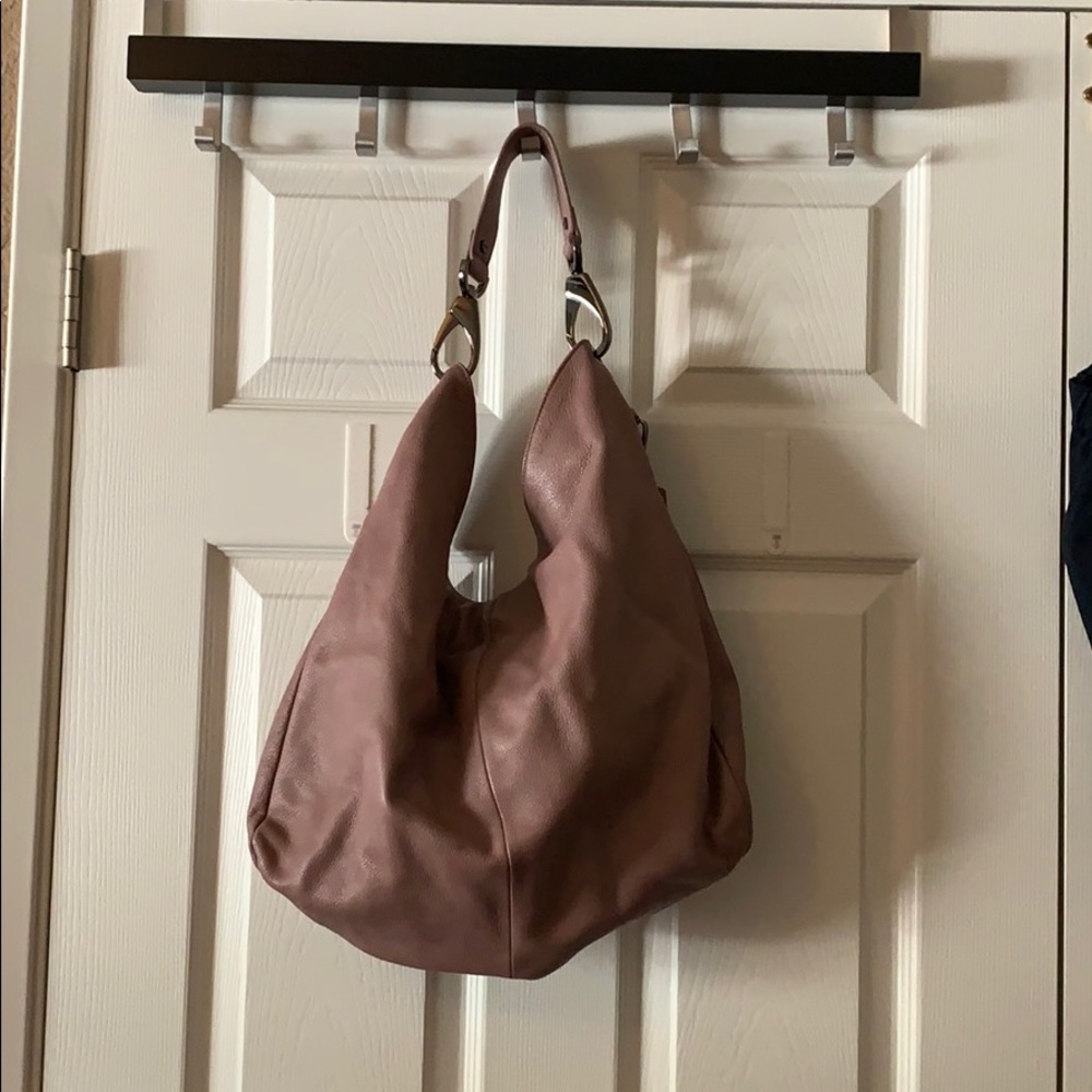Kenneth Cole pink leather handbag